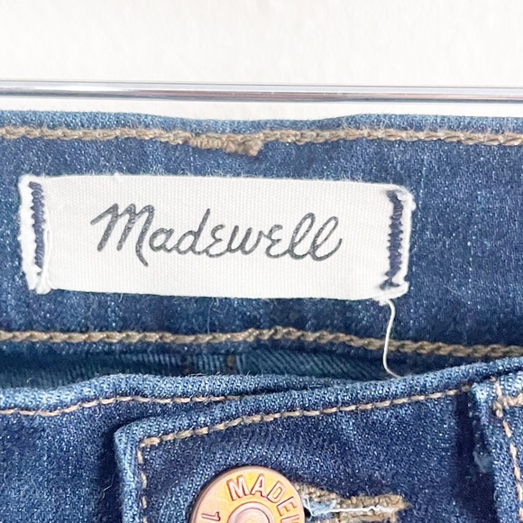 Madewell 10" High Riser Skinny Jeans Raw Hem 25 - Picture 4 of 11